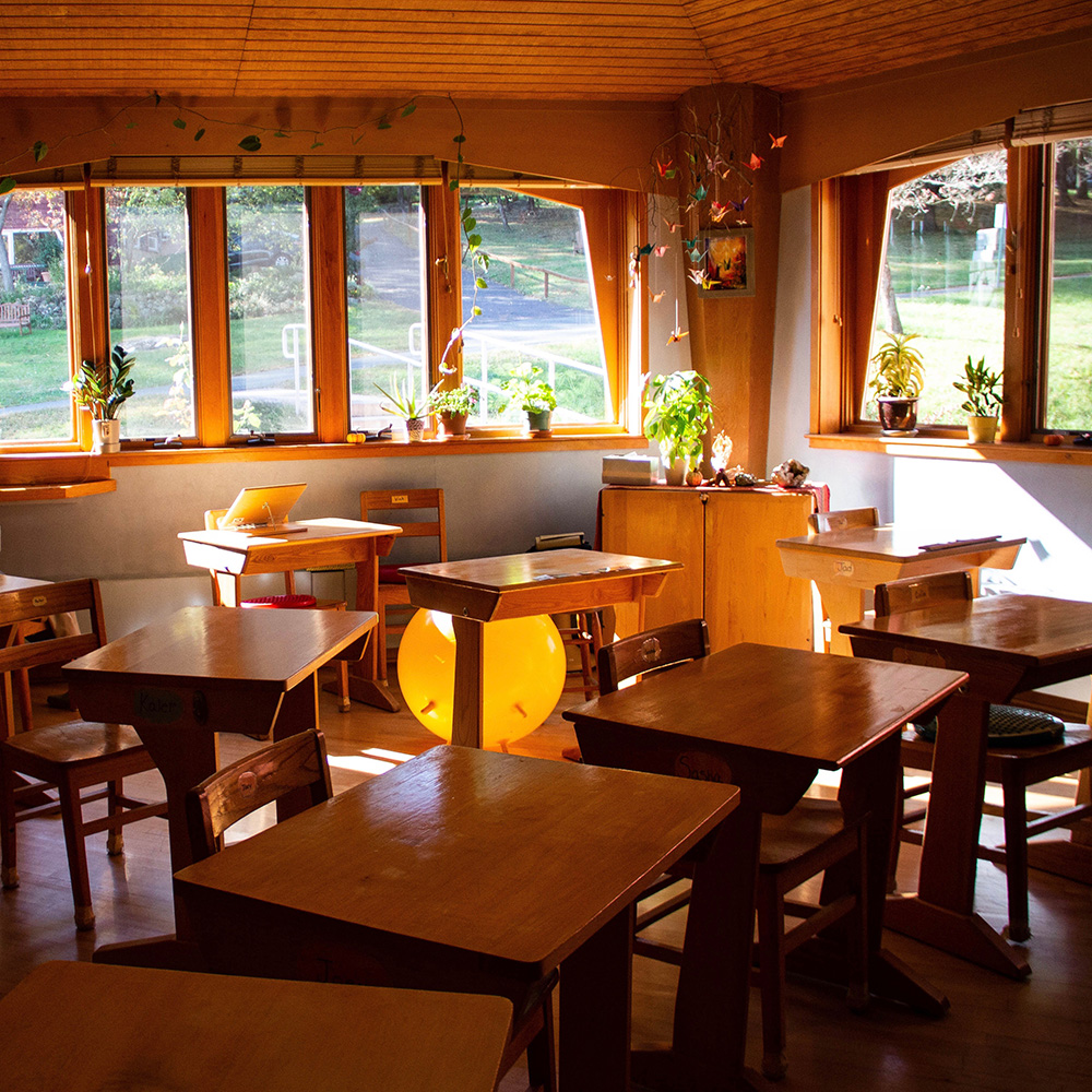 A Waldorf classroom at Camphill