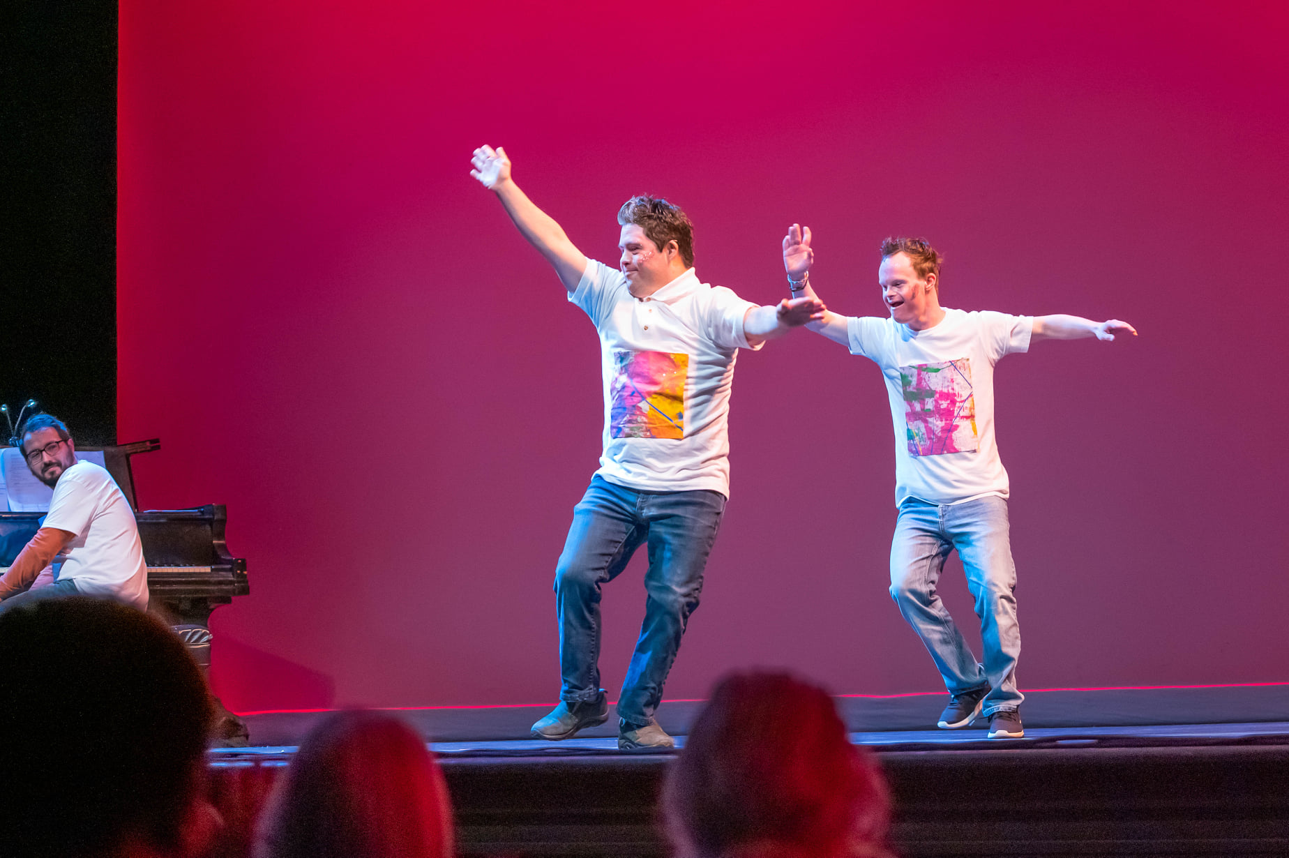 Matthew and Sean dance performance